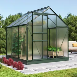 Vitavia Aktionsangebot (inkl. 60 Euro Zubehör): Gewächshaus "Comet 3800",smaragd,3,8 m2