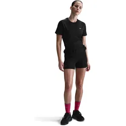 Nike, Damen, Sportshirt, Women's Swift Dri-Fit Short-Sleeve Running Top (M), Schwarz, Silber
