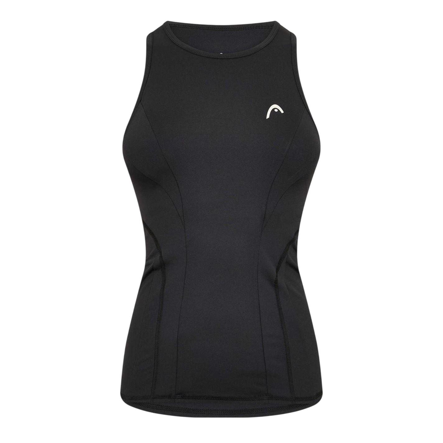 Head Vrouwen/dames Racerback Tank Top (Zwart)