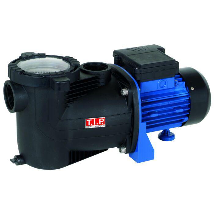 T.I.P. Poolpumpe - Filter-/Umwälzpumpe mit Vorfilter, 20 m³ Becken, 8.000 l/h, selbstansaugend, SPP 300 F, 30442