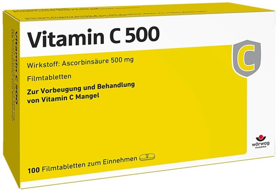 Wörwag Vitamin C 500 Filmtabletten