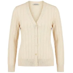 Strickjacke Kaschmir Peter Hahn weiss, 48