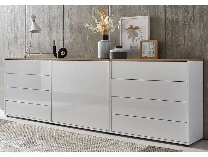 Buffet Milan Set D 237 x 73 x 33cm Blanc