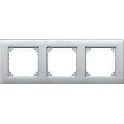 Merten 486360 M-PLAN-Rahmen, 3fach, aluminium