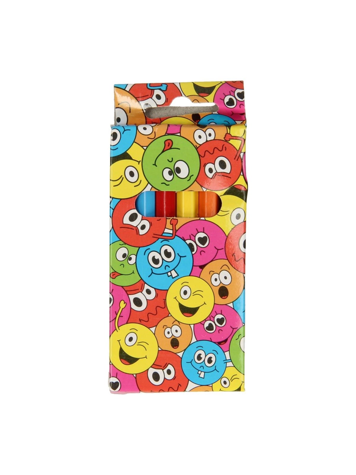 LG-Imports Coloured Pencils Smile Face 6 pcs