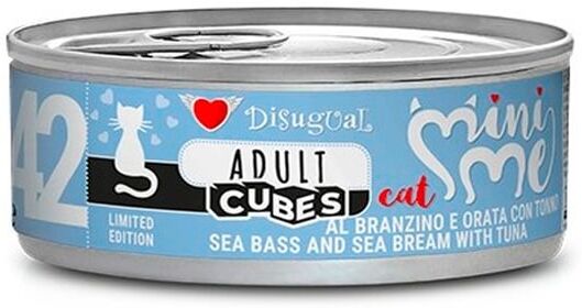 Disugual Cubes Mini-Me 42 Peixe Dourado e Atum para Gatos 12 un x 85g