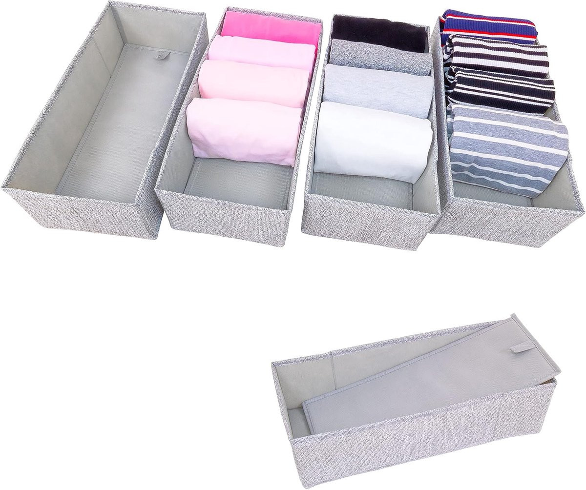 SnelShoppen Opbergdozen Set voor MALM met 4 Compartimenten voor Kastorganisatie