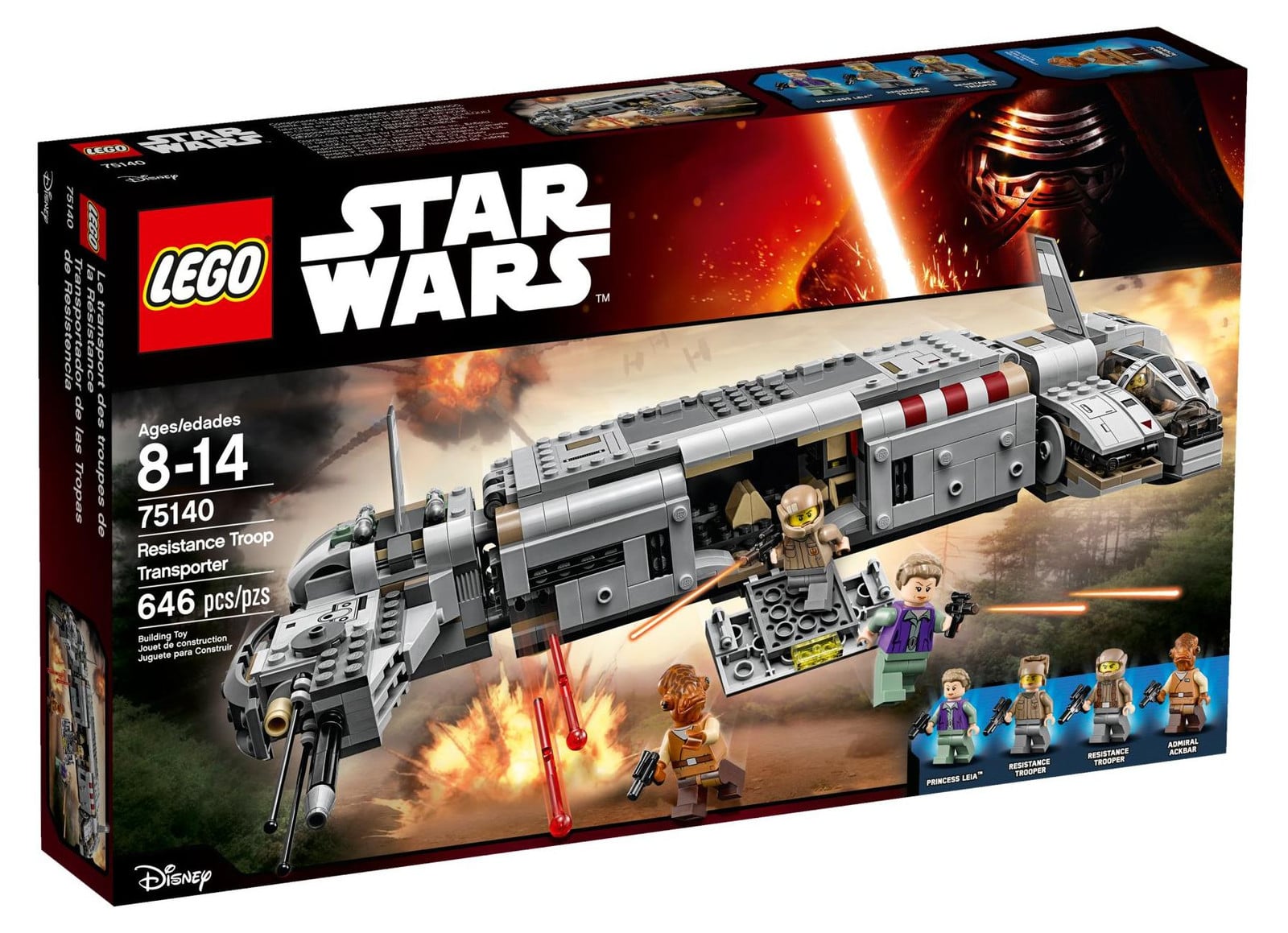 Lego 75140 Star Wars Resistance Transport Vehicle