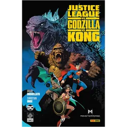 Justice League vs. Godzilla vs. Kong, Comics + Manga von Brian Buccellato, Tom Derenick, Christian Duce, Jörg Fassbender