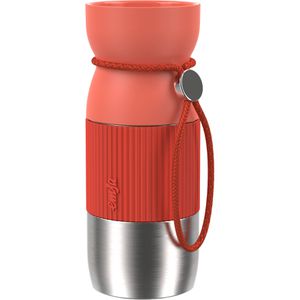 Emsa Thermobecher beYou Cup Mug N2191500, orange, hält 4 h warm und 12 h kalt, Edelstahl doppelwandig, 360 ml