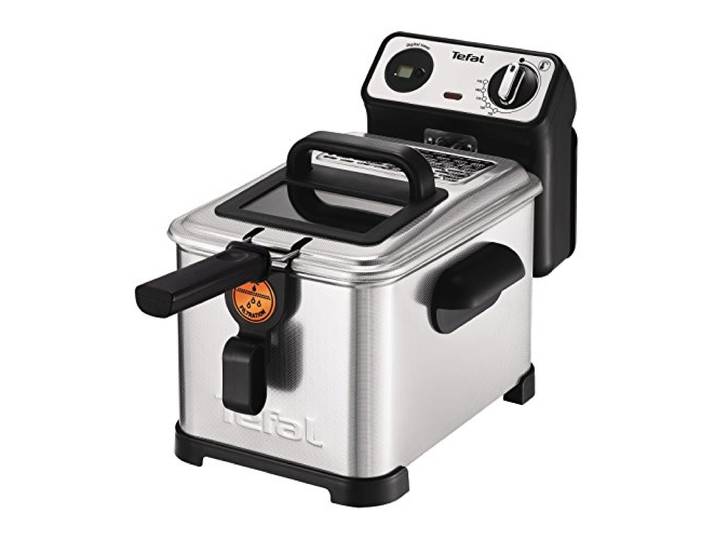 Tefal - Filtra Pro Friteuse semi-professionnelle - 3 L - Inox Friteuse professionnelle électrique avec tamis filtrant breveté - Zone froide - Minuterie digitale - Capacité 1kg de frites