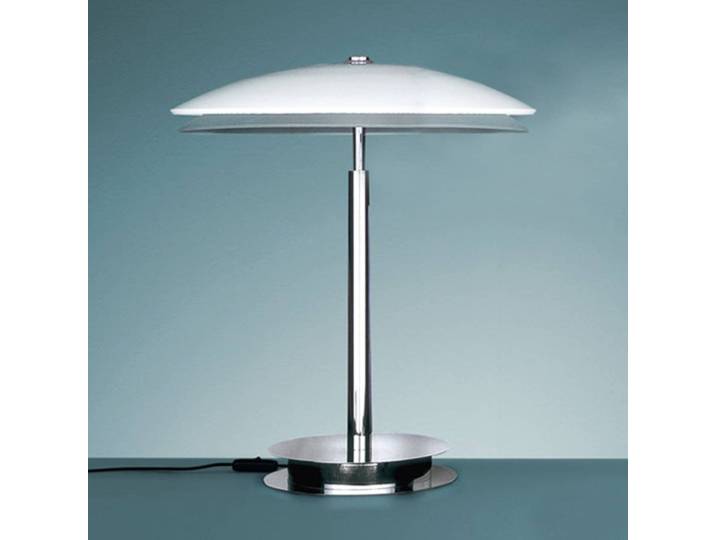 Fontana Arte Nachttischlampe 2280/TRIS, chrom / silber, für Wohn- / Esszimmer, Metall, Design