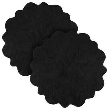 Sherry Kline Over Tufted Petals Bath Rug (Set of 2)