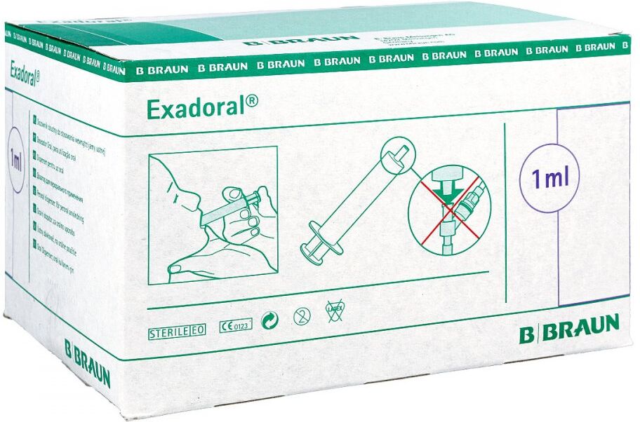 Exadoral B.braun orale Spritze 1 ml