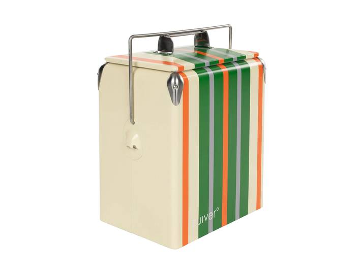 Design Kühler „Be Wine“ Stripes Lemon Zuiver