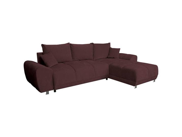 ECKSCHLAFSOFA Ramon, Dunkelrot S: 296x182 cm