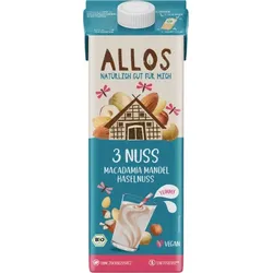 Allos 3 Nuss Drink bio 1L