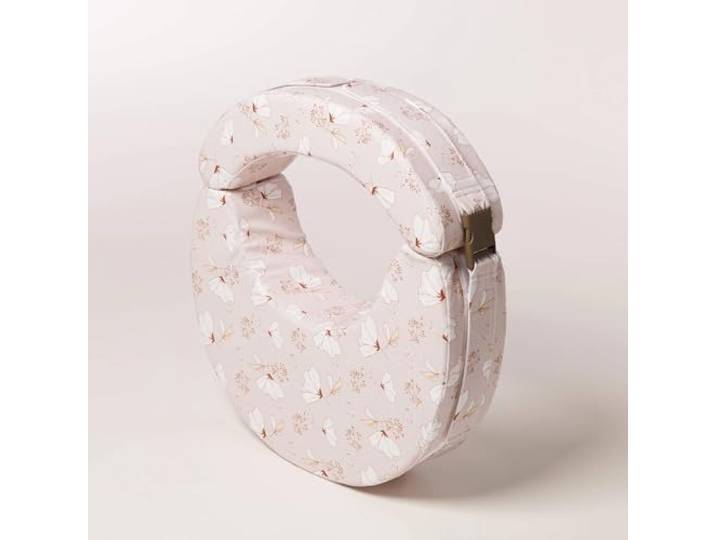 TuliBoo Stillkissen mit Taillenfixierung, freihändiges Stillen, ergonomische Lagerung, Nacken- und Rückenstütze, Abnehmbarer Baumwollbezug, Universalgröße XS–5XL
