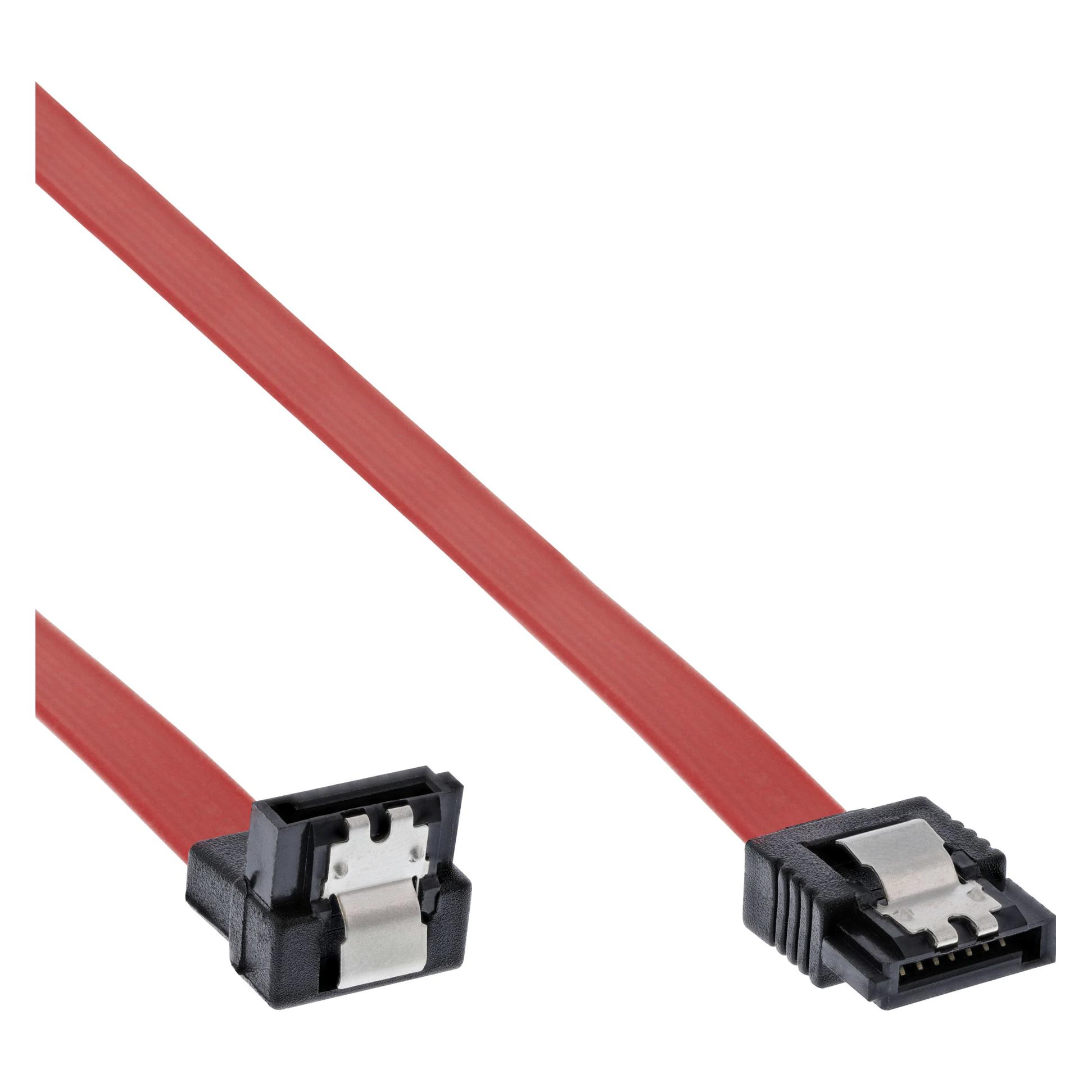 InLine SATA Anschlusskabel gewinkelt 0,7m (70 cm, SATA) (27707V)