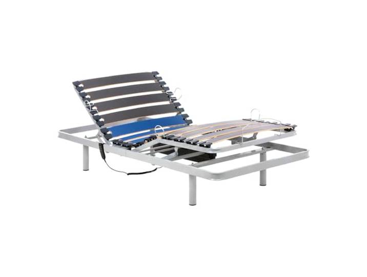 Geriafy - Elektrisch Verstellbarer Lattenrost Home Silver 90x190 cm Verstärkt und kompakt Kabelgebundene Fernbedienung