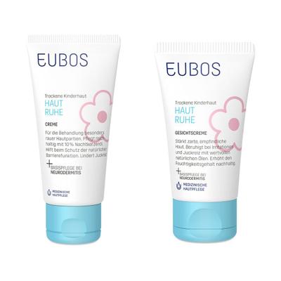 Eubos Kinder Haut Ruhe Creme + Gesichtscreme 50+30 ml