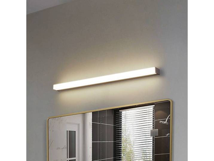Wandlampe Philippa Lindby, alu / grau / zink, für Badezimmer, Aluminium, Modern, Wandleuchte, Wandlampe Bad