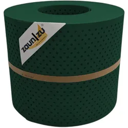 zaun zu® Sichtschutzstreifen PP Premium Gelocht 15 Prozent Streifen Grün 26m