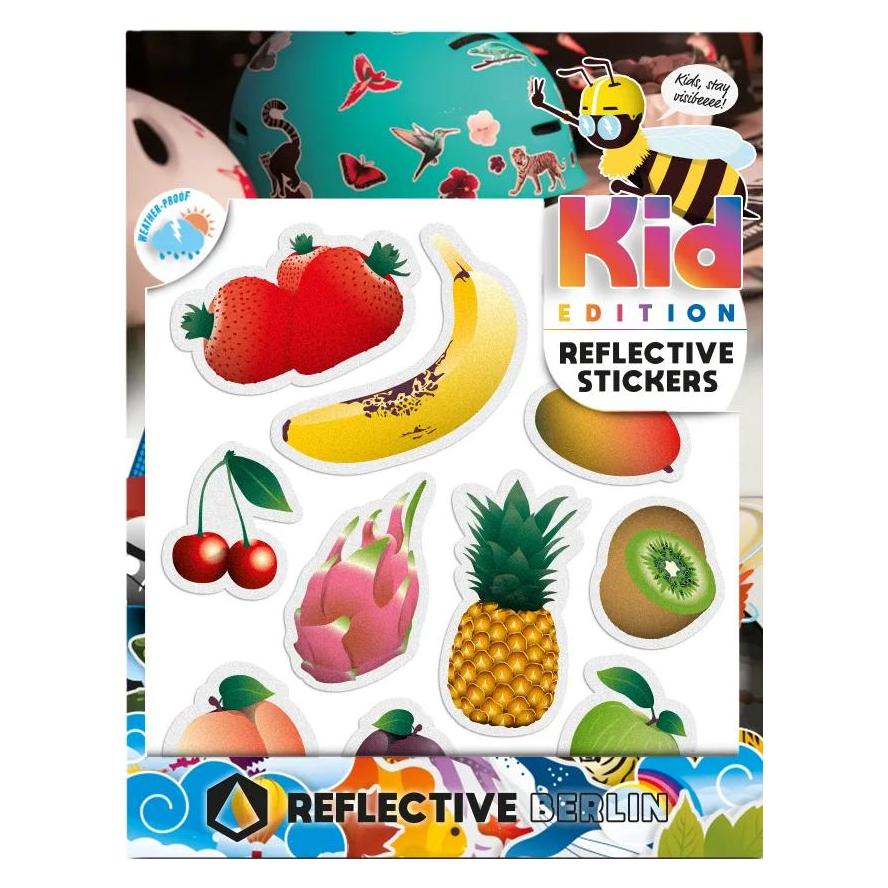 Reflective Berlin K.I.D. Reflexaufkleber Fruits Einheitsgrösse (RB3637)