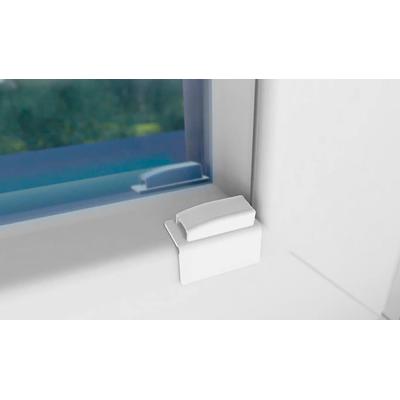 Klebeträger K-HOME "GELENKKLEBEPLATTEN", weiß, Kunststoff, Sichtschutzbefestigungen