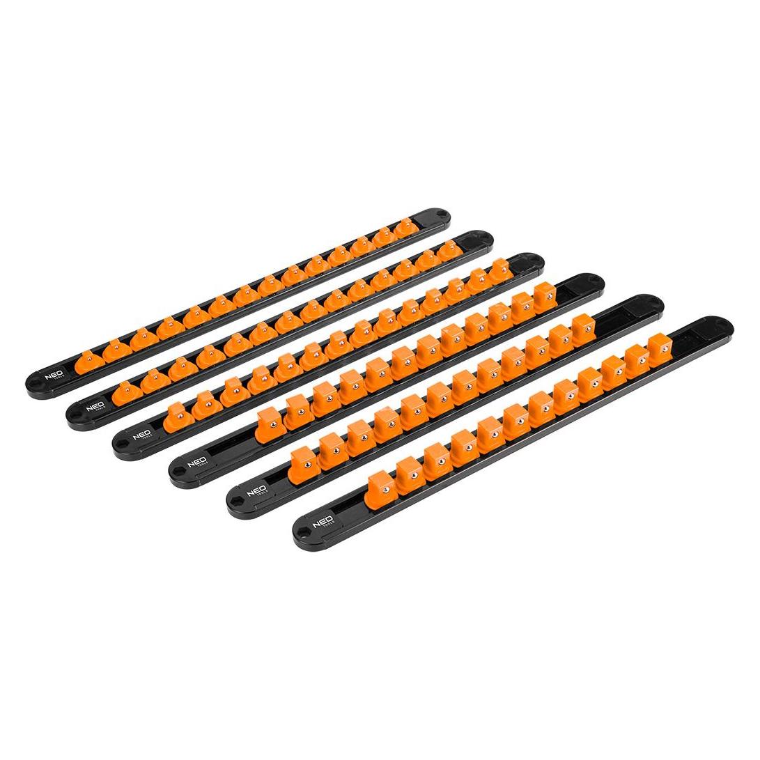 Neo Adapterhalter 1/4", 3/8", 1/2" - Satz mit 6 Stück. (5907558473964)