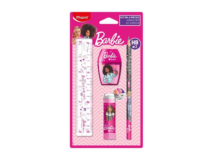 Maped Barbie Mini ensemble de papeterie
