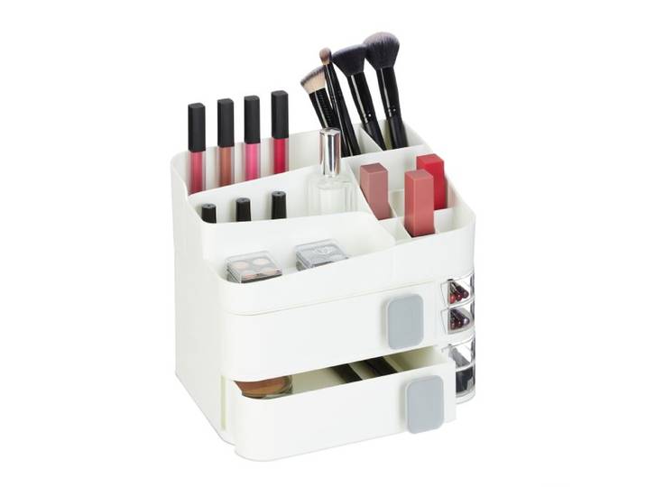 Relaxdays Organiseur de maquillage avec tiroirs