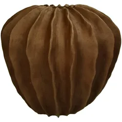 Vase Polyresin braun Ø 30,5cm wasserdicht