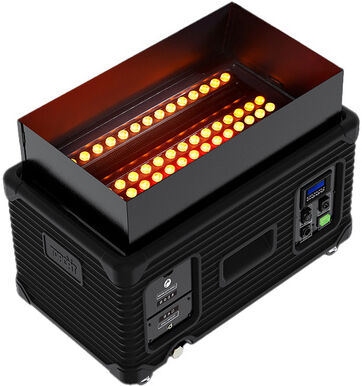 DJ Power Water Mist Flamer H-SF800 Amber