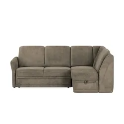 Polstermöbel Oelsa Ecksofa  Luna ¦ braun ¦ Maße (cm): B: 229 H: 91 T: 160.0