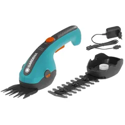 Gardena Akku Graschere Rasenkantenschere Strauchschere ClassicCut Li Set