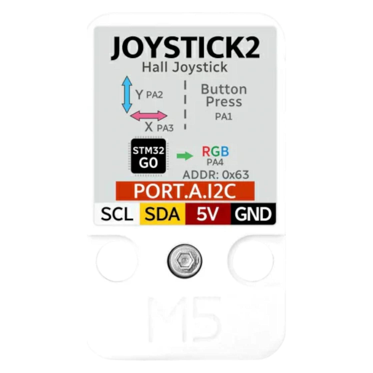 M5Stack I2C Joystick 2 Unit (52745674)