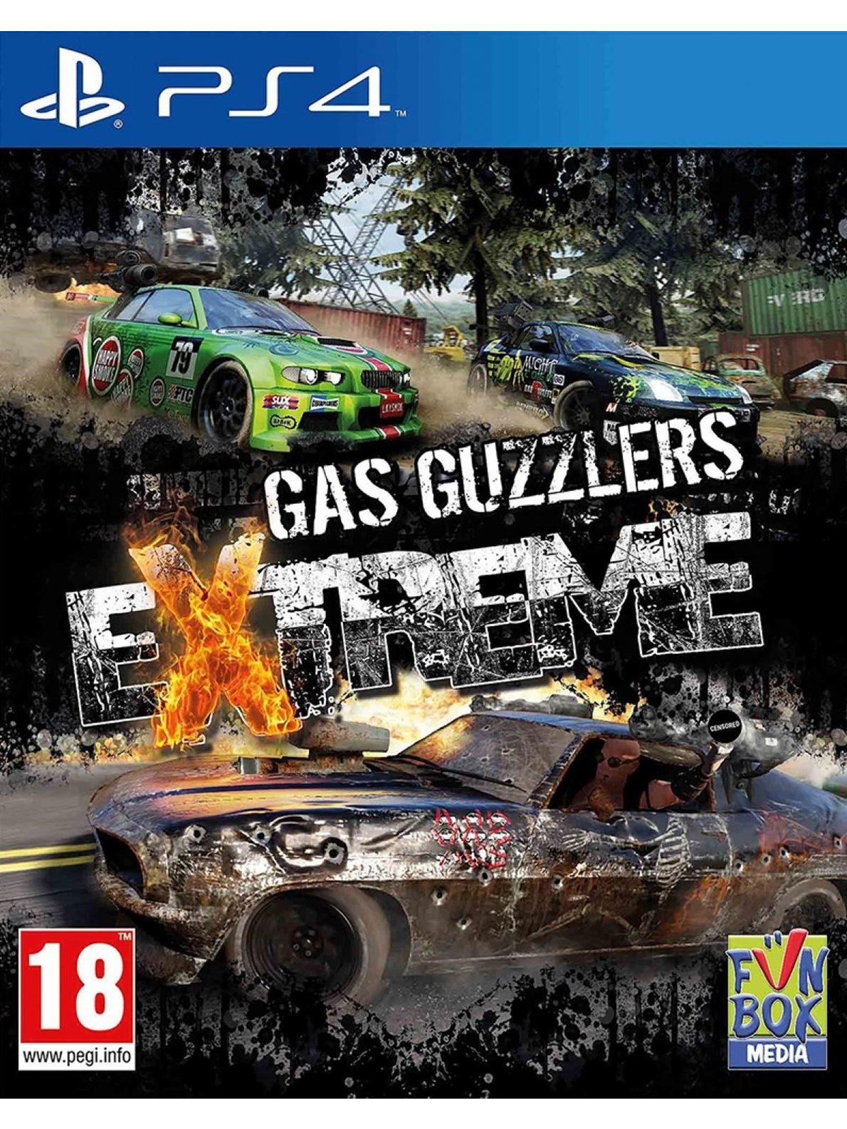 Gas Guzzlers Extreme - Sony PlayStation 4 - Rennspiel - PEGI 18