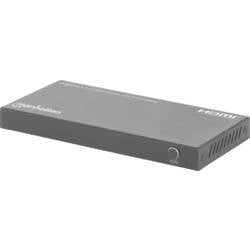 Manhattan 208369 HDMI-Splitter mit Status-LEDs, Ultra HD-fähig 3840 x 2160 Pixel Schwarz