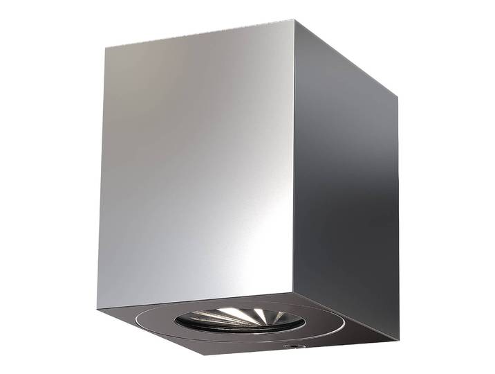 home24 LED-wandlamp Canto XI 9 x 10 x 10cm zilver