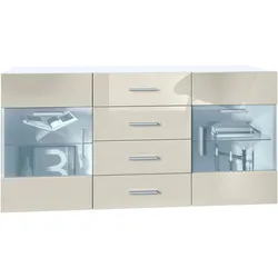 SIDEBOARD Carlos Creme Hochglanz