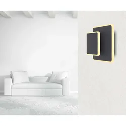 LED Wand Leuchte graphit Wohn Ess Zimmer Design Beleuchtung Strahler schwenkbar