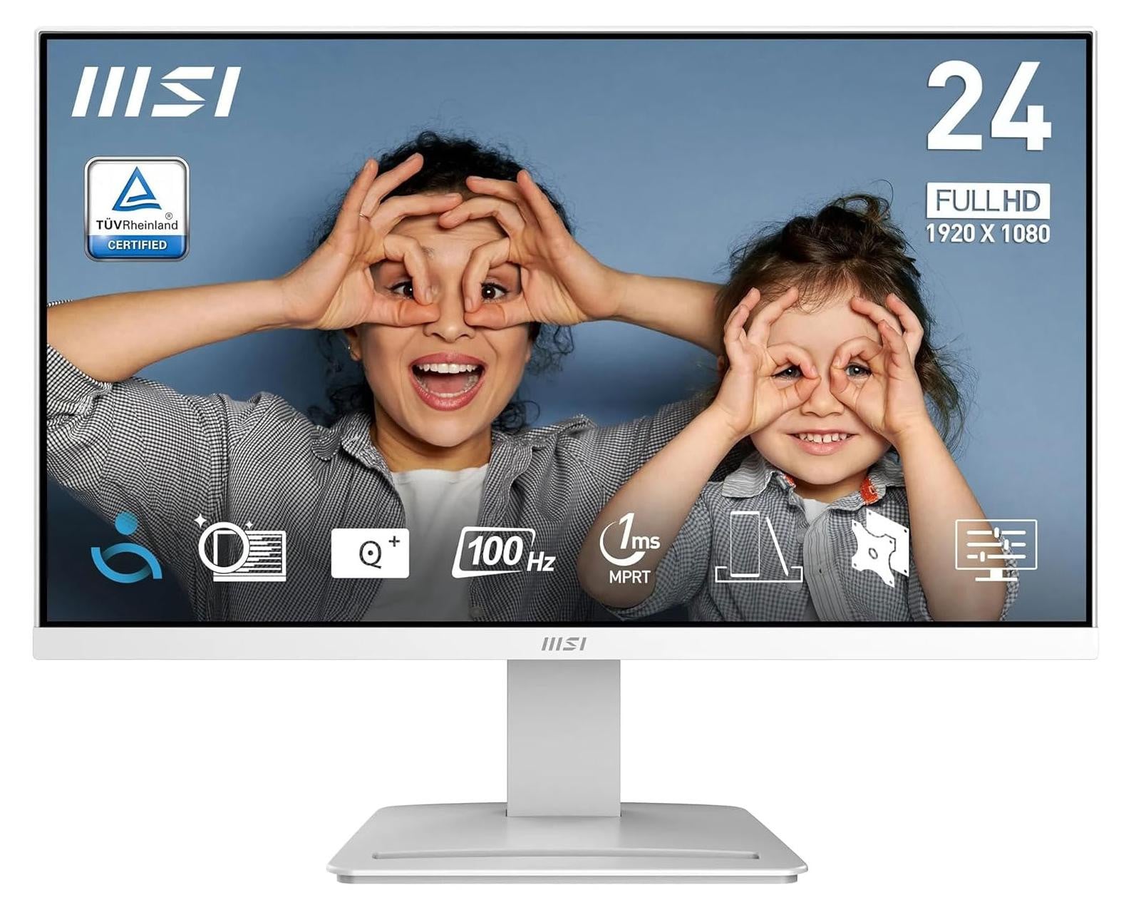 MSI Pro MP2412WDE Monitor, 60,5 cm (23,8 inch), Full HD, LCD, wit