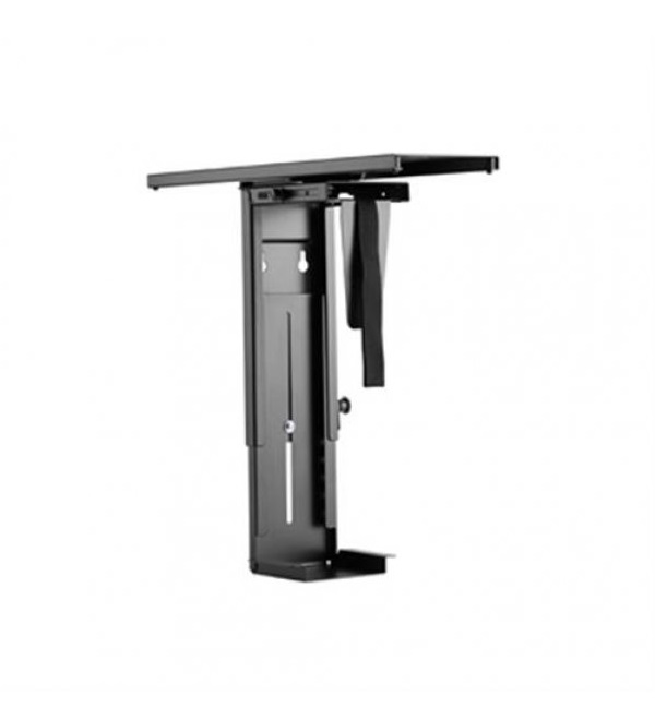 equip Under desk CPU holder Desktop 10 kg Schwarz Stahl 180° max +180° Steel (650892)