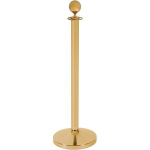 Showdown-Displays Personenleitsystem gold, aus Aluminium, mit Ösen