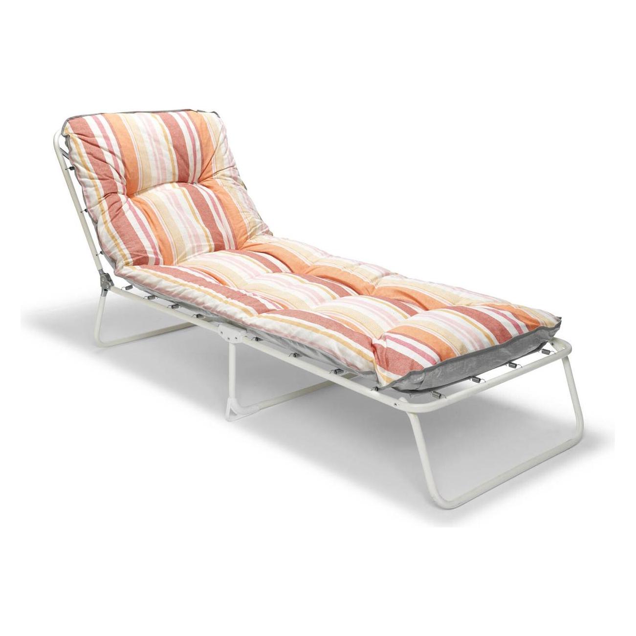 Best Sonnenliege Wörthersee orange Stahl (180 cm) (37450025)
