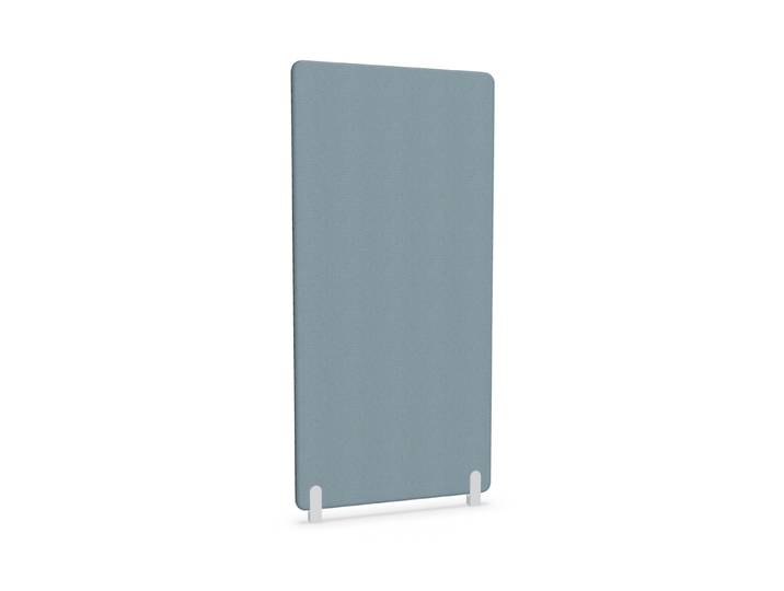 Trennwand Mdd Sonic 90x185 cm, Distanzfüsse, Blau/Weiss, Neu