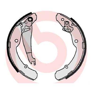 Brembo Bremsbackensatz [Hersteller-Nr. S85516] für Skoda, Streetscooter, VW, Seat
