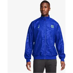NIKE FC Barcelona Dri-FIT Strike Ausweich-Präsentationsjacke Herren 417 - old royal/lime blast XL