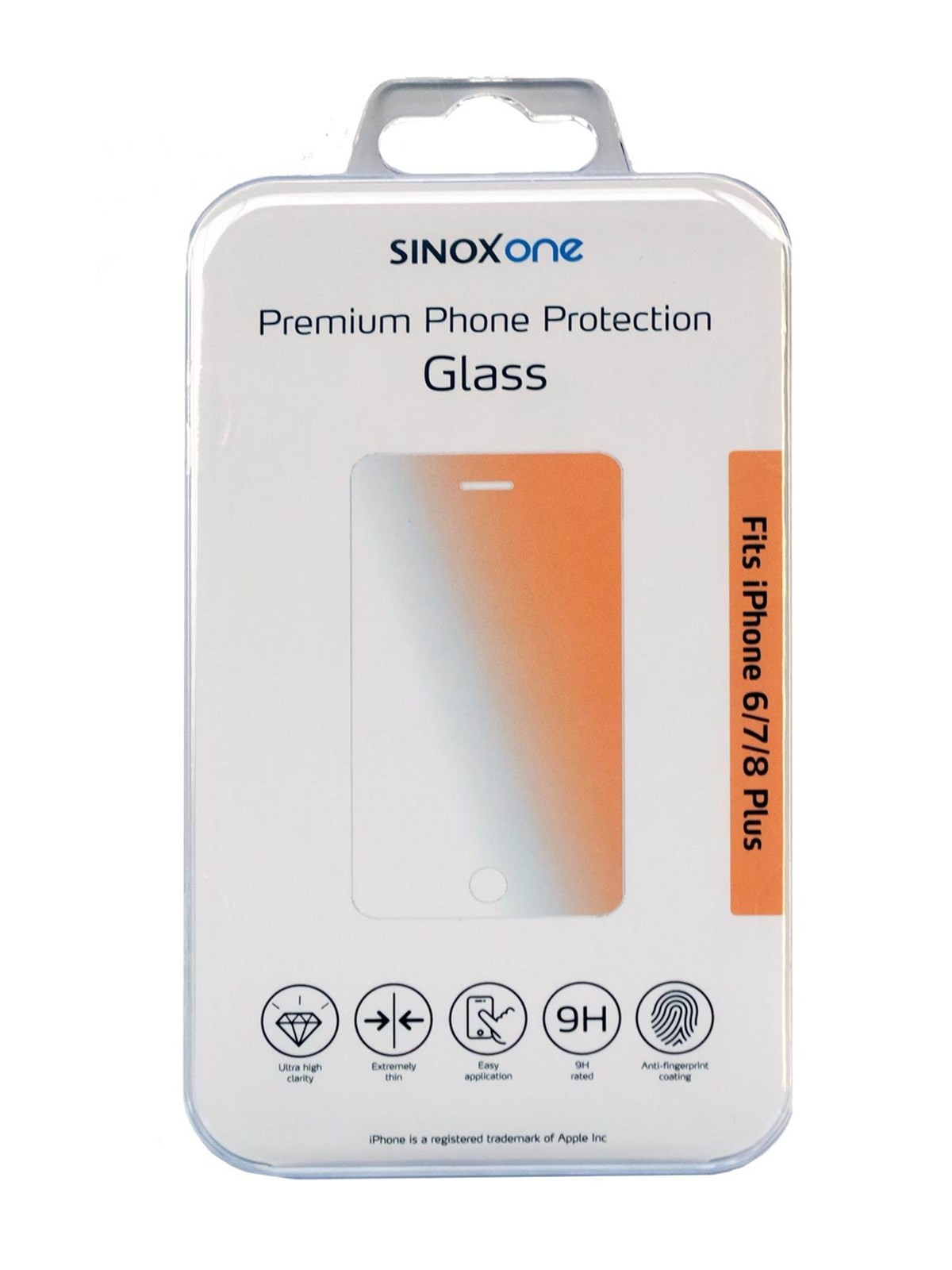 Sinox Protection Glass iPhone 6+/7+/8+